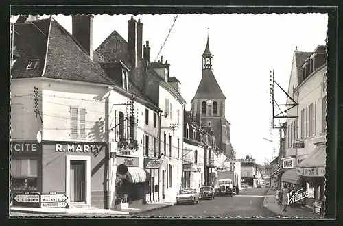 AK Brienon-sur-Armancon, la Grande Rue