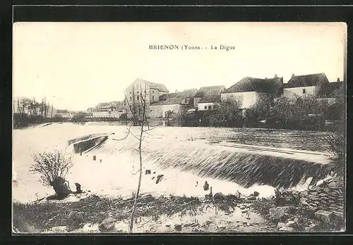 AK Brienon-sur-Armancon, la Digue