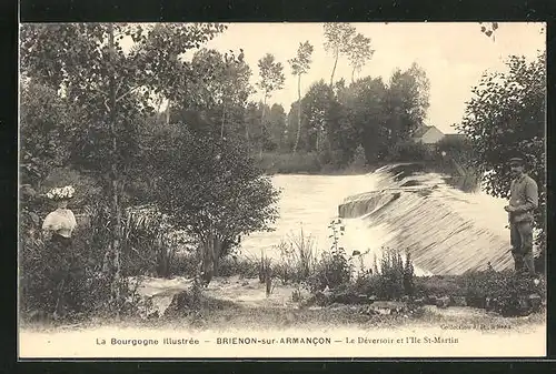 AK Brienon-sur-Armancon, le Déversoir et l'Ile Saint-Martin