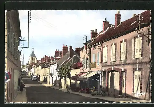 AK Brienon-sur-Armancon, la Grande rue