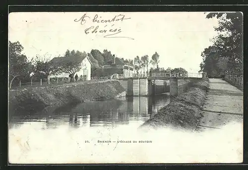 AK Brienon-sur-Armancon, l'Écluse du Boutoir