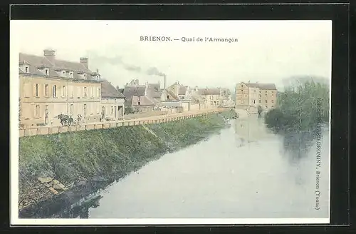 AK Brienon-sur-Armancon, Quai de l'Armancon