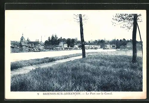 AK Brienon-sur-Armancon, le Port sur le Canal