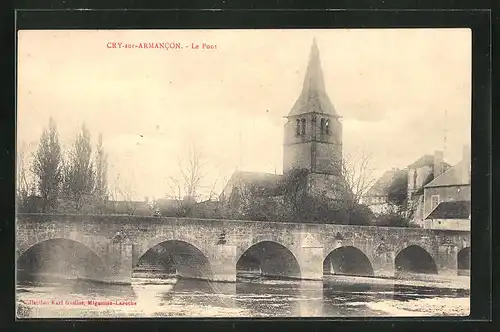 AK Cry-sur-Armancon, le Pont