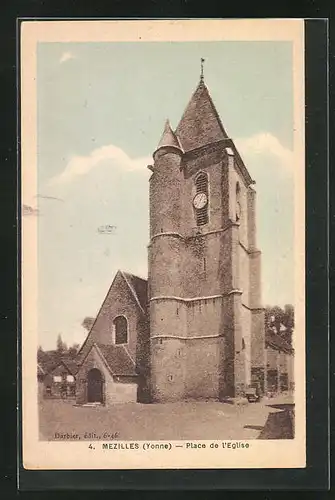 AK Mezilles, Place de l`Eglise