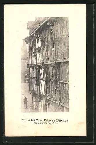 AK Chablis, Maison du XIII siecle, rue Rampont Lechin