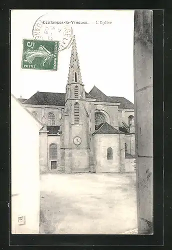 AK Coulanges-la-Vineuse, l' Eglise