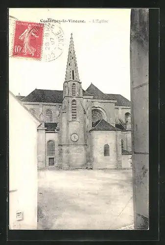 AK Coulanges-la-Vineuse, l' Eglise