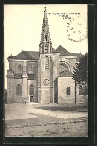 AK Coulanges-la-Vineuse, l'Eglise
