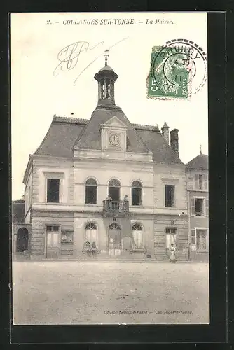 AK Coulanges-sur-Yonne, la Mairie