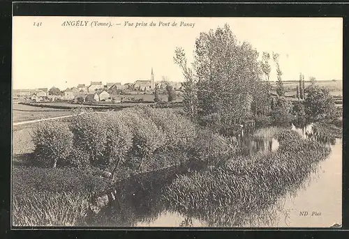 AK Angély, Vue prise du Pont de Panay