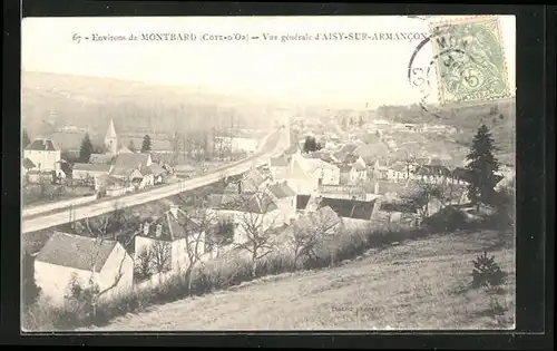 AK Aisy-sur-Armancon, Vue générale