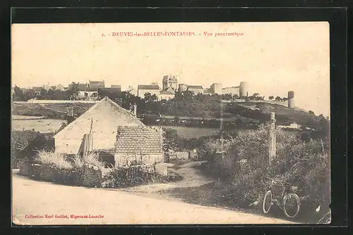 AK Druyes-les-Belles-Fontaines, Vue panoramique