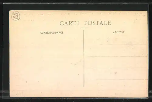 AK Mailly-le-Chateau, Vue prise au-dessus des Ports