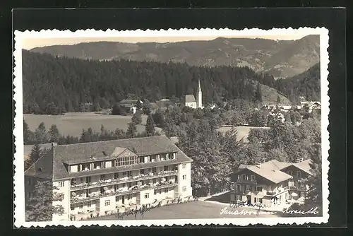 AK Kreuth, Blick zum Sanatorium
