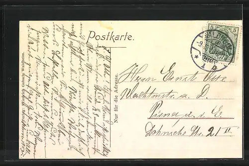AK Waldheim i. Sa., Gesamtansicht