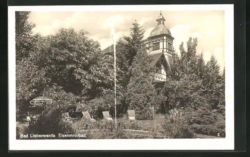 AK Bad Liebenwerda, Kurhaus des Eisenmoorbades