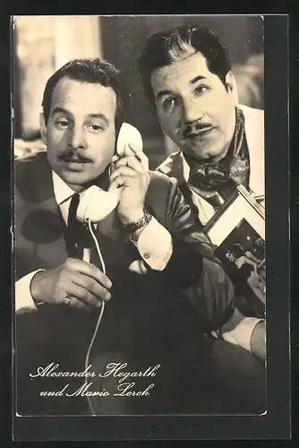 AK Schauspieler Alexander Hegarth und Mario Lerch in dem Film Meine Frau macht Musik