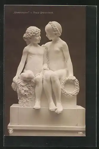 AK Plastik Kinderbrunnen von Franz Brahmstaedt
