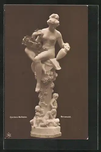 AK Plastik Berauscht von Carriere-Belleuse