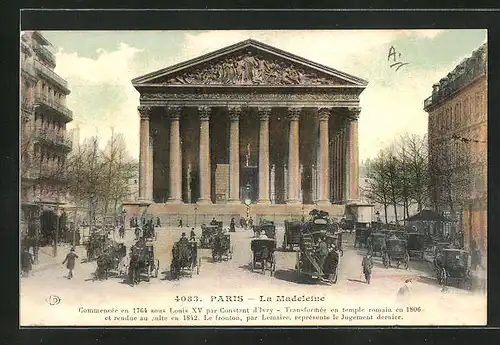 AK Paris, Église de la Madeleine