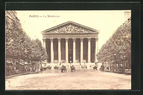 AK Paris, Église de la Madeleine