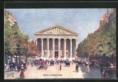 Künstler-AK Paris, Église de la Madeleine