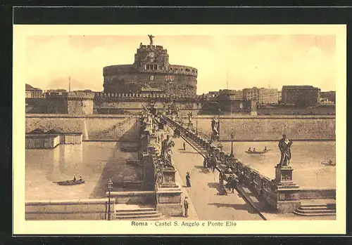 AK Rom, Castel Sant`Angelo e Ponte Elio