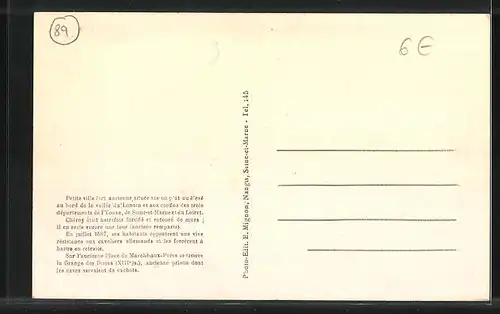 AK Chèroy, Vue gènèrale - Paysage d`Automne