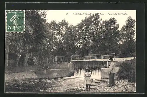 AK Coulanges-sur-Yonne, Fosse du Pertuits