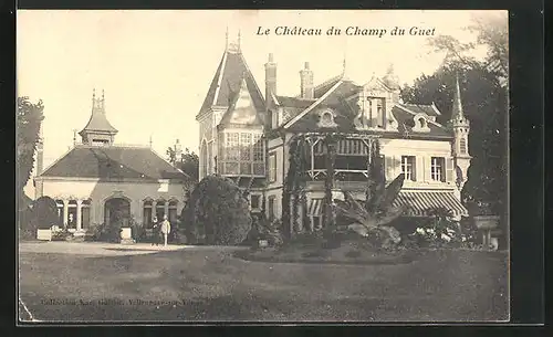 AK Villeneuve-sur-Yonne, le Chateau du Champ du Guet