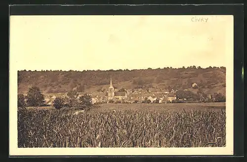 AK Civry-sur-Serein, Vue Gènèrale