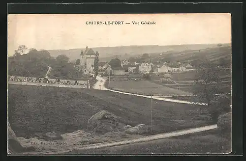 AK Chitry-le-Fort, Vue Gènèrale