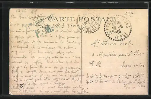 AK Chitry-le-Fort, Vue Gènèrale