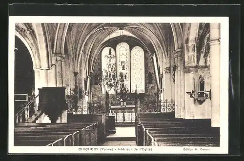 AK Chichery, Intèrieur de l`Èglise