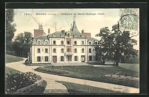 AK Rogny, Chateau de Saint-Eusoge (Sud)