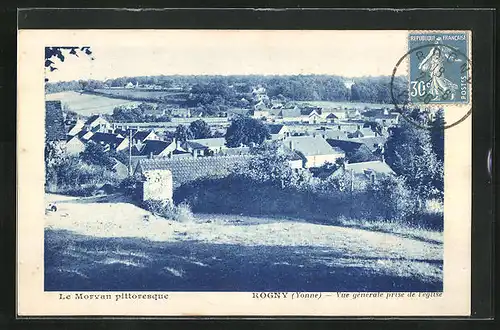 AK Rogny, Vue gènèrale prise de l`eglise