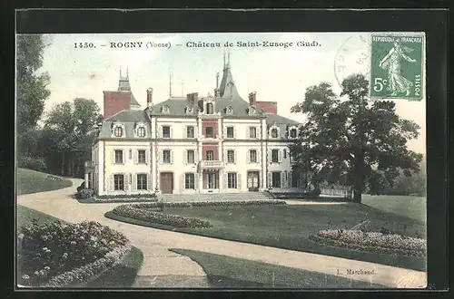 AK Rogny, Chateau de Saint-Eusoge (Sud)
