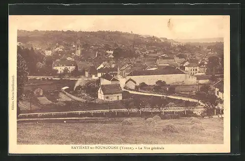 AK Ravières-en-Bourgogne, La Vue gènèrale