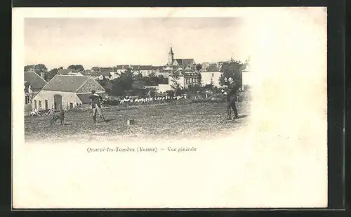 AK Quarrè-les-Tombes, Vue gènèrale