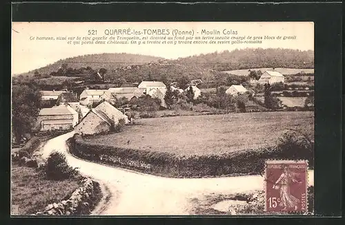 AK Quarrè-les-Tombes, Moulin Colas