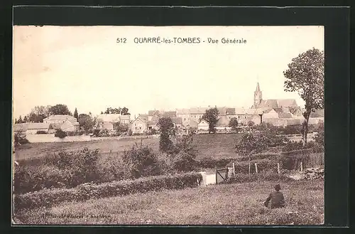 AK Quarrè-les-Tombes, Vue Gènèrale