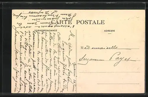 AK Quarrè-les-Tombes, Vue gènèrale