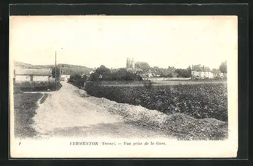 AK Vermenton, Vue prise de la Gare