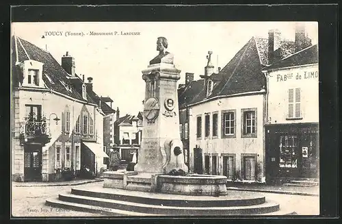 AK Toucy, Monument P. Larousse