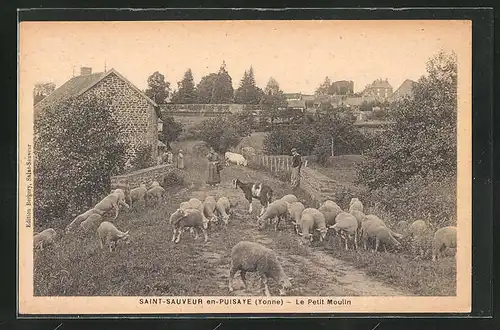 AK Saint-Sauveur-en-Puisaye, Le Petit Moulin