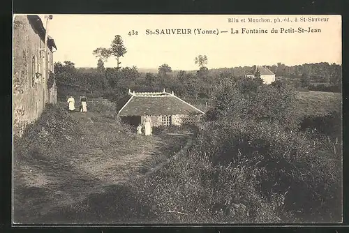 AK Saint-Sauveur, La Fontaine du Petit-St-Jean