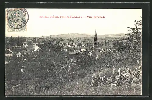 AK Saint-Père-sous-Vèzelay, Vue gènèrale