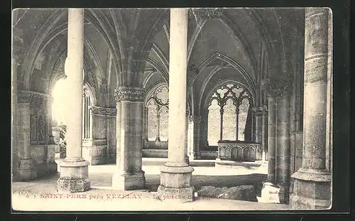 AK Saint-Père-sous-Vèzelay, Le prche de l`Eglise