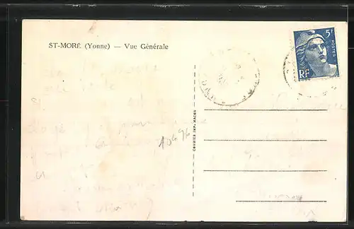 AK Saint-Morè, Vue Gènèrale